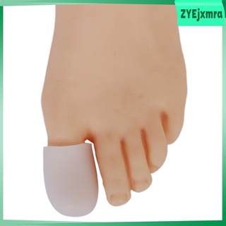 tubo del dedo del dedo del pie de silicona para ampollas de maíz dedo gordo del pie protector separadores (3)
