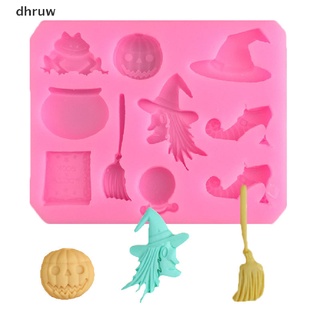 dhruw - molde de silicona para tartas de halloween, cocina, calabaza, decoración, herramienta para hornear