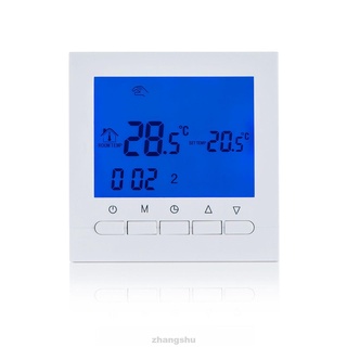 Hogar práctico LCD pantalla inalámbrica programable termostato Digital