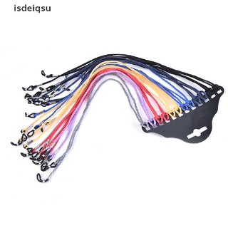 isdeiqsu 12pcs/Lot Multicolor Nylon Glasses String Cord Holder Sunglasses Neck Rope Strap CO