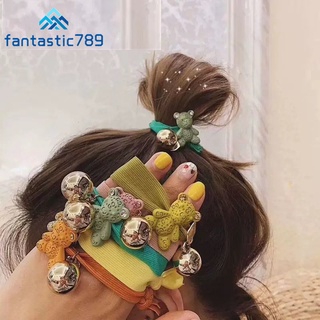 Fantastic789 lindo oso de ala ancha Hairtie para mujeres niñas color Ponytail pelo cuerda accesorios de moda