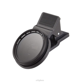37 mm profesional de viaje gran ángulo externo Clip en polarizador Circular lente de cámara del teléfono
