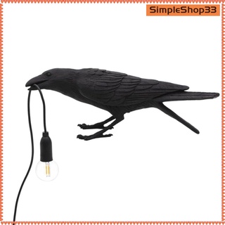 Lámpara simpleshop33 De Resina con forma De pájaro/lámpara Led Usb Para dormitorio/recámara/decoración De hogar/escritorio