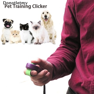 Donotletmy Clicker 2 en 1 Para entrenamiento De perro/guía De sonido ajustable/guía De sonido Para mascotas (4)