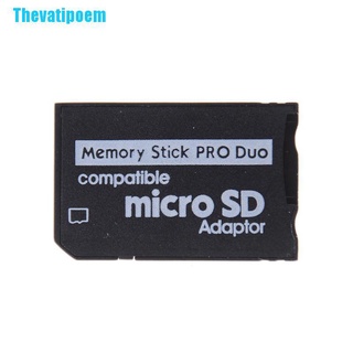 Thevatipoem adaptador de tarjeta de memoria Micro SD a tarjeta de memoria adaptador para PSP
