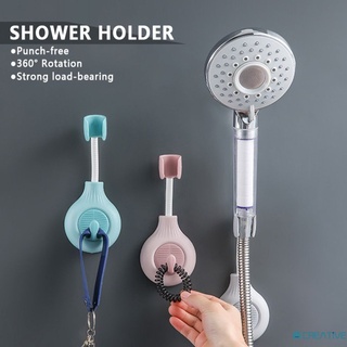 Soporte de ducha ajustable Universal soporte de baño boquilla Base soporte sin punzón rotación 360 con gancho?