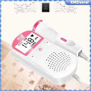 Performance Pregnant Fetal Doppler Baby Heartbeat Monitor FHR 2.5Mhz Probe
