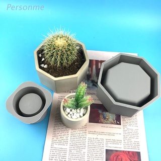 personme flowerpot - molde de resina epoxi para plantas, silicona, manualidades, hormigón, arcilla, herramienta de fundición