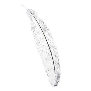 Hequ Metal Silver Plated Feather Bookmark Chinese Style Vintage Page Marker Nice Cool Book Markers (6)