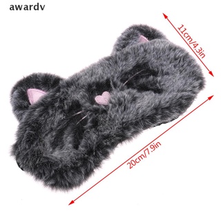 awv lindo ratón gris dormir máscara sombra cubierta resto escudo venda de ojos ayuda para dormir. (9)