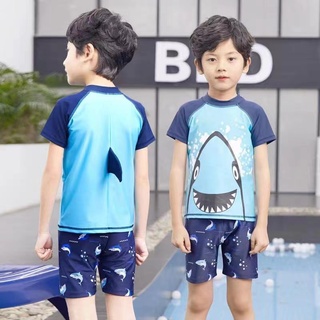 Baju Renang Kanak Boy Traje De Baño De Dibujos Animados Tiburón Trajes Bebé