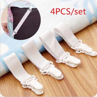 4 unids/set creativo fijo clip de hoja antideslizante banda elástica hojas titular de la correa de mantel accesorios de ropa de cama