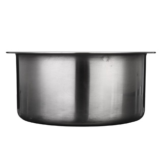 3 unids/set de olla de acero inoxidable para cocinar olla hirviendo estofado sopa recipiente de alimentos (6)
