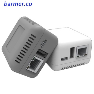 bar2 usb 2.0 puerto rápido 10/100mbps servidor de impresión rj45 puerto lan adaptador de servidor de impresión usb