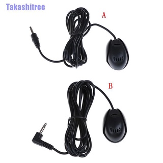 Takashitree > Mini Micrófono Externo Con Cable De 3.5 Mm Para Coche/Radio Dvd/Reproductor Estéreo