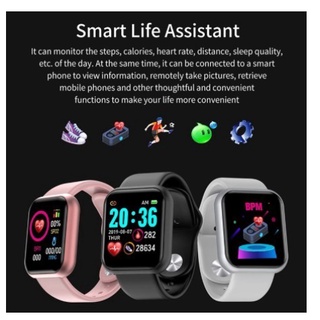 Update Y68/D20 Reloj Inteligente Con Bluetooth Impermeable Deportivo Smartwatch (6)