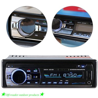 Fuera☆Radio de Audio estéreo para coche BluetoothB/transmisor FM/reproductor MP3 manos libres 12/24V