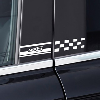 2 pegatinas de estilo de coche para ventana B pilares para MG ZS MG 3 MG 5 MG 6 MG 7 GT HS HECTOR accesorios coche decoración corporal calcomanía (8)