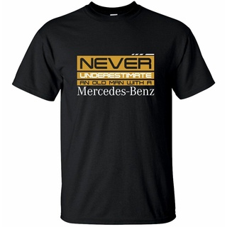 Múltiples Colores Mercedes Benz Nunca Subestimar A Un Viejo Con Una Camiseta De Merc Diversión 100 % Algodón Fitness Los Hombres
