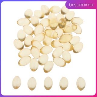 Brsunnimix 50 piezas Cápsulas de Vitamina y gel suave Para la piel de labios Diy/pelo/cara/labios/cuidado