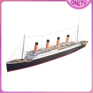 Rompecabezas De Titanic Ship Diy para Montar Modelo De Papel juego decoración del hogar Ornamentos (7)