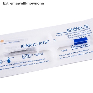 Enmy ISO FDX-B gato perro Microchip 1.48x8mm Animal jeringa ID Implant Chip mascota caliente