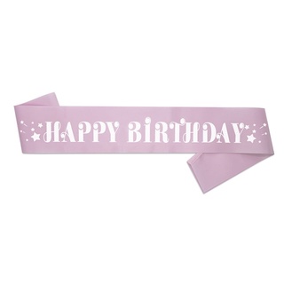 【New Arrival】Happy Birthday Sash Selempang Birthday Party Decoration Party Favors Gifts (Star Series) (2)
