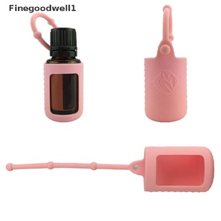Finegoodwell1 funda protectora De silicón De 15ml con soporte Para botella/aceite esencial (6)