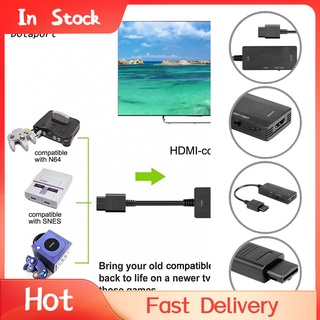 Kddt- Cable adaptador compacto 720P/1080P N64 a HDMI compatible con la salida estable