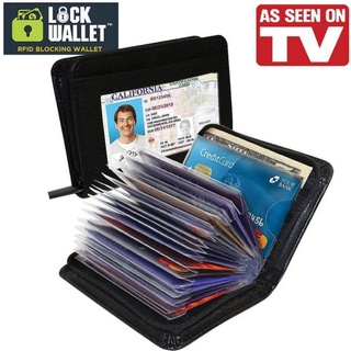 36Slot tarjeta de crédito cajero automático cartera con bloqueo RFID - cartera de bloqueo