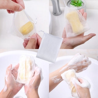 jabón espuma red jabón malla burbuja malla bolsa de malla piel limpiar herramienta 1pcs (3)