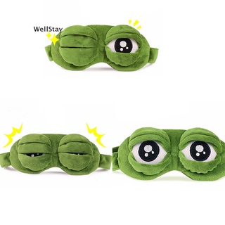 [WellStay] Rana Triste 3D Máscara De Ojos Cubierta Dormir Divertido Descanso Sueño Regalo [Venta Caliente]