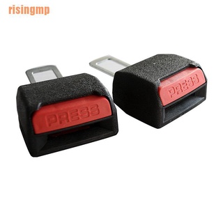 Risingmp (¥) 2 piezas Clip de cinturón de seguridad negro Universal de seguridad ajustable Clip de cinturón para coches