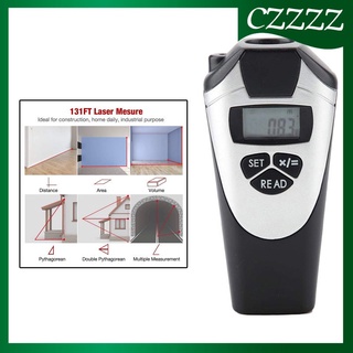 [Czzzz] Cinta métrica LCD ultrasónica medidor de distancia dispositivo medidor láser