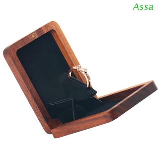 Caja con soporte Personalizado Para anillo De compromiso/caja De regalo personalizada