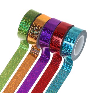 BST rítmico decoración de gimnasia holográfica Glitter cinta anillo accesorio