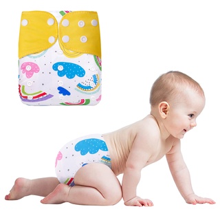 [xhsa]-baby dibujos animados reutilizables impermeables ajustable entrenamiento bebé pañal pañales pañales (9)
