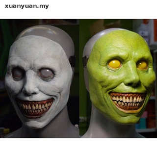 Xuan espeluznante máscara de Halloween sonriente demonios Horror máscaras cara el mal Cosplay Props.
