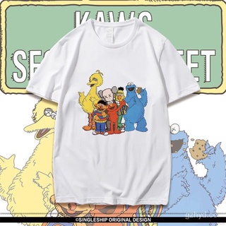 ❤in2it: Ins Super Fire Kaws Street dibujos animados infantil pareja camisa