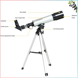 F36050m telescopio astronómico profesional con trípode al aire libre Monocular Zoom telescopio Spotting alcance para ver la luna