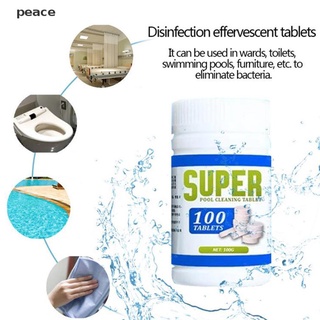 peace Pool Cleaning Effervescent Chlorine Tablet Effervescent Tablets Home Cleaner .