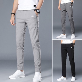 Pantalones Adidas Casuales De Secado Rápido Largos Para Hombre , Color Negro , Talla Grande , Panjang M-5XL (1)