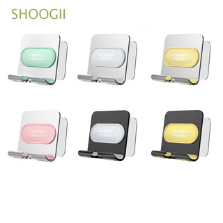 shoogii - soporte para teléfono móvil, soporte de pared, soporte universal para mesita de noche, multicolor