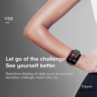 Smartwatch smart watch y68 Para android/ios (7)