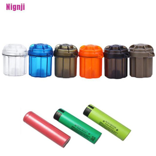 [Nignji] cápsula de supervivencia al aire libre impermeable contenedor de almacenamiento de batería (1)
