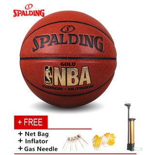 Pelota de baloncesto Spalding 74-606Y Tamaño 7 Pelota de cuero PU resistente al desgaste