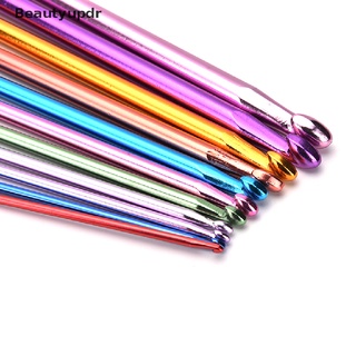 [beautyupdr] 11 agujas de 10.6" multicolores de aluminio tunecino/gancho afgano crochet agujas 2-8 mm caliente (4)