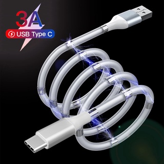 Cable de cuerda magnética automáticamente retráctil cable de carga rápida USB a Micro tipo C cargador para iPhone xiaomi huawei