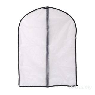Uki transparente bolsa de ropa traje vestido abrigo ropa a prueba de polvo PEVA cubierta cremallera