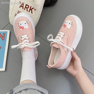2021 nuevo estudiante original japonés dedo del pie redondo zapatos lindo suave chica estilo universitario casual plataforma zapatos de lona blanco zapatos